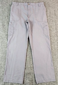 Carhartt Scrub Pants Mens Large Tall Cargo Ripstop Boot Cut 8 Pocket Nursing - Picture 1 of 16
