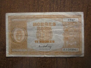 Noruega 1947 10 coronas - Imagen 1 de 2