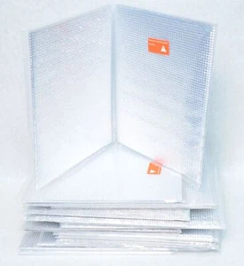 Lot of 20 Plastic Insulated Semi-Soft Reflective Panels 11" x 13" - Imagen 1 de 10