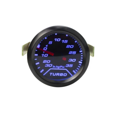 2'' 52mm Turbo Boost Gauge Digital Blue LED Pointer 35 Psi Pressure Meter 12V - Image 1 of 4