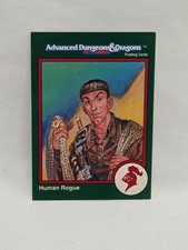 TSR 1993 Series Dungeons And Dragons 2nd Edition Human Rogue Red Border Card 