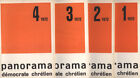 Panorama democrate Chrètien Anno 1972 n. 1, 2, 3, 4. . AA. VV.. 1972. IED.