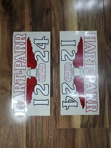 Oliver Hart-Parr Tractor Decals 12-24 Charles City Iowa Sticker Emblem Label NOS - Picture 1 of 6