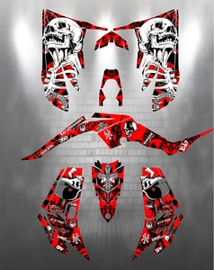 YAMAHA RAPTOR 350 2004-2014 Kit Gráficos Completo Calcomanías Stikers - Imagen 1 de 4