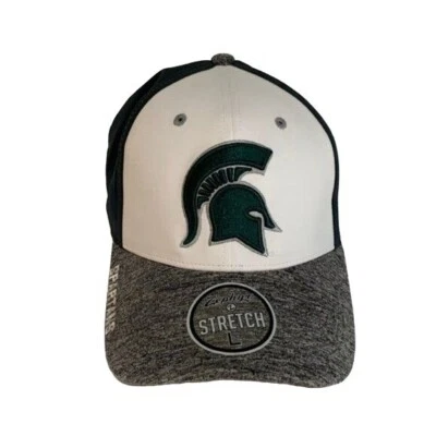 MSU Michigan State Spartans Sombrero Ajustado Elástico Talla L Nuevo Coliseo Foto 1 de 4