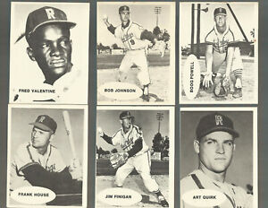 1975 TCMA 1961 Rochester Red Wings 11 Card Set Boog Powell International League