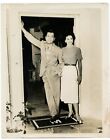 Cyd Charisse With Her Husband Tony Martini At Home, Great Snapshot, ac16