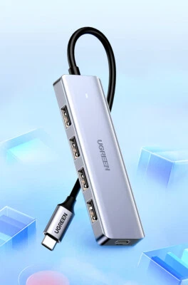 USB-C Hub /  USB Type C to 4 x USB 3.0 - Image 1 of 4