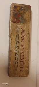 Vtg Fabell Castel set (One Metal Box 2 Pencils And One Mechanical Pencil Parts - Picture 1 of 11