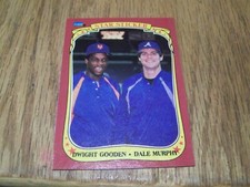 DWIGHT GOODEN # DALE MURPHY  1986 FLEER STAR STICKER   BASEBALL  CARD # 132
