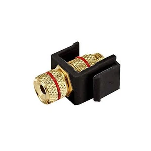 Lyndahl LKK0194SWX Keystone Polklemme Adapter, sschwarz oder rot Farbe: Rot - Bild 1 von 2
