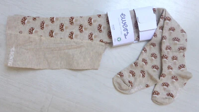ewers Strumpfhose, beige meliert mit Pilzen NEU!!! - Bild 1 von 2