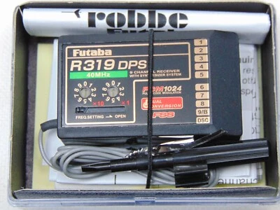 Futaba robbe RX FP R 319DPS 9CH PCM1024 Dual-Conversion - 40MHZ never used  #150 - Bild 1 von 4