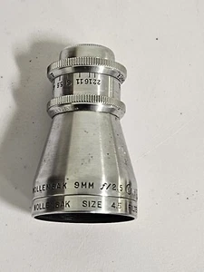 Vintage Wollensak Raptor wide angle cine lens, 9mm, f/2.5, 4.5 filter hood - Picture 1 of 11