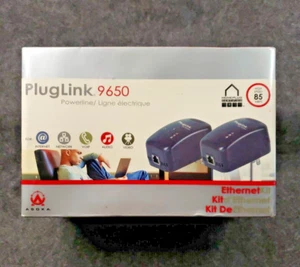 NEW PlugLink 9650 Ethernet Over Power Kit NEW SEALED (C16B5) - Picture 1 of 12