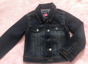 Girls Denim Jacket, The Children Place dark Blue color , size XS,4 - Picture 1 of 3