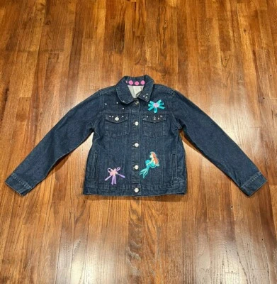 Chaqueta vaquera para niños Disney Ariel denim talla 11/12 Foto 1 de 4