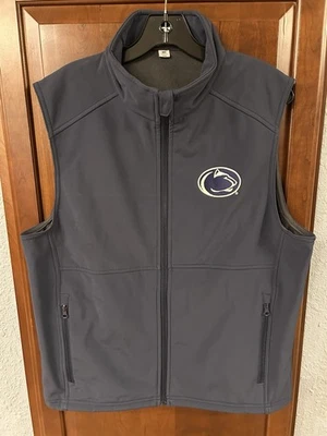Vintage Penn State Vest Jacket Medium Navy Nittany Lions Full Zip Embroidered - Image 1 of 4