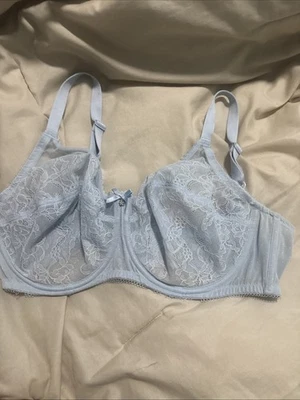 Sujetador Wacoal Mujer 40DD Azul Reto Chic Figura Completa Con Aros 855186 Encaje Foto 1 de 4