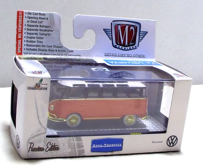M2 Machines Gold Chase 1959 VW Microbus Deluxe EE. UU. Modelo 1:64 Diecast 1/1000 Foto 1 de 3