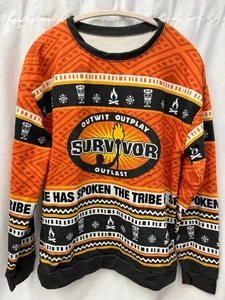Survivor Holiday Sweater 2021 Official CBS Store Size Medium Rare / Out of Print - Bild 1 von 6