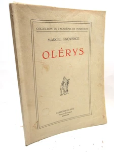 MARCEL PROVENCE OLERYS 1930 ENVOI Signé MARSEILLE PEINTURE MOUSTIER AIX - Picture 1 of 6