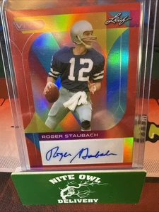 2023 Leaf Vivid Roger Staubach Autograph #BA-RS1 Dallas Cowboys HOF - Bild 1 von 4