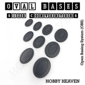 Wargaming Oval Bases Größen Konverter Tabletop Spiele Wargames 3D Druck - Bild 1 von 64