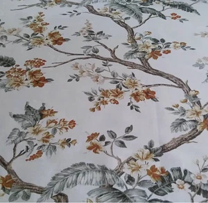 LAURA ASHLEY FLORENTINE NATURAL FABRIC SOFT FURNISHING MULTIPLE METERS AVAILABLE - Picture 1 of 1