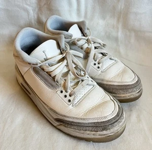 Gr. 8 - Air Jordan 3 Retro Pure Money leicht getragen - Schnürung - High Top - Bild 1 von 10