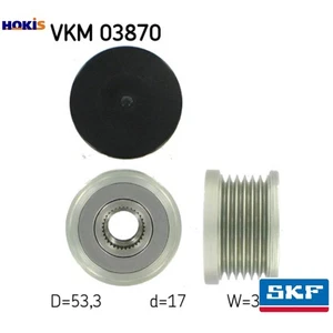 ALTERNATOR FREEWHEEL CLUTCH VKM 03870 FOR BMW 1/E8/E82/Convertible/E88/E87/E9 - Picture 1 of 9