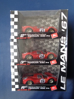 BRUMM 3 FERRARI 330 P4 LE MANS 67 LIMITED EDITION SCALA 1/43 SIGILLATE ORIGINALI - Immagine 1 di 4