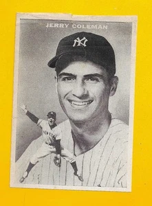 67707 1954 Sport illustriertes Papier HANDGESCHNITTEN Jerry Coleman Yankees - Bild 1 von 4