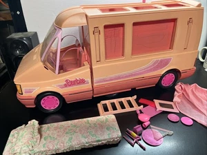 Barbie Vintage Magical Motor Home 1988 Mattel Rosa Camper Camper Camper Incompleto D12 - Foto 1 di 24