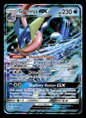 Greninja GX 24/131 Ultra Rare Forbidden Light Pokemon Card - Image 1 of 2