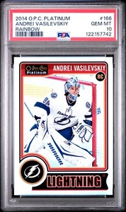 2014-15 OPC Platinum Andrei Vasilevskiy Rainbow Rookie RC #166 PSA 10 - Picture 1 of 1