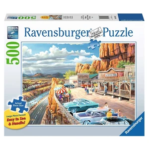 Rompecabezas Ravensburger - Rompecabezas escénico Overlook 500 piezas gran formato - Imagen 1 de 2
