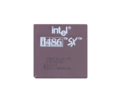 Intel 80486 SX679 A80486SX-25 25MHz PGA168 - Image 1 of 2