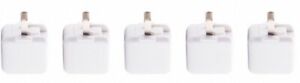 5x 10W USB Power Adapter AC Home Wall Charger US Plug For ipad 3 iPhone 5 5S 6 7
