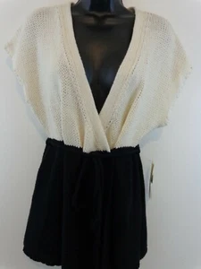 Kenneth Cole New York Women Sleeveless Cardigan Sweater Sz Large New With Tags - Picture 1 of 7