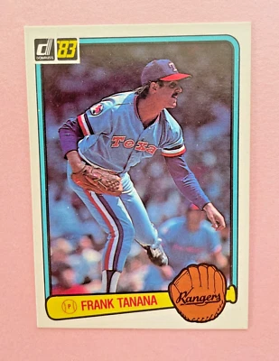 1983 Donruss Baseball Frank Tanana #447 Texas Rangers - Image 1 of 2