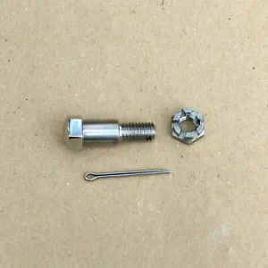 57431-11013 SUZUKI GS GT LEVER PIVOT BOLT WITH NUT IN STAINLESS STEEL - Picture 1 of 1