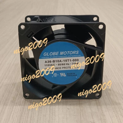 1PC Globe Motors A36-B10A-15T1-000 9CM 115V 7/6W AC Cooling Fan Good quality  - Image 1 of 4