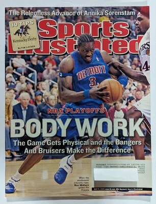 SPORTS ILLUSTRATED Ben Wallace DETROIT PISTONS - May 9, 2005 - Imagem 1 de 3
