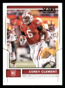 2017 Score #355 Corey Clement RC - Picture 1 of 2