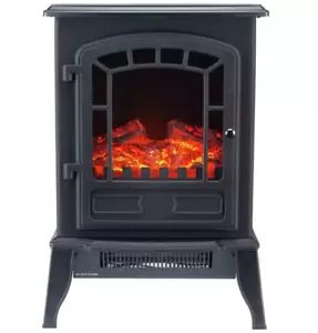 Mini estufa independiente eléctrica Beldray Teresina 2 kW 2 ajustes de calor negra NUEVA - Imagen 1 de 7