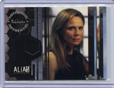 2003 INKWORKS ALIAS SEASON 2 LENA OLIN AS IRINA DEREVKO IN TRUST ME WORN TOP PW7