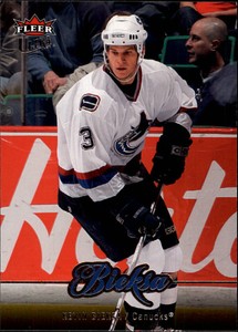 2007-08 Ultra Canucks Hockey Card #10 Kevin Bieksa