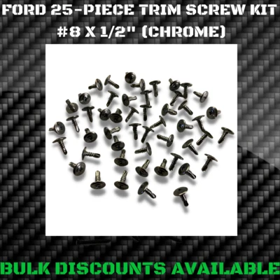 Ford Crown Victoria 1992+ Interior Exterior Rueda Pozo Moldura Tornillos OEM Foto 1 de 2