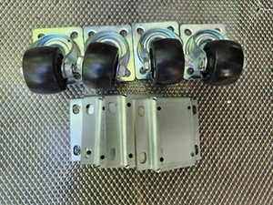 (4 Pack) 2" Caster Wheels - Picture 1 of 1